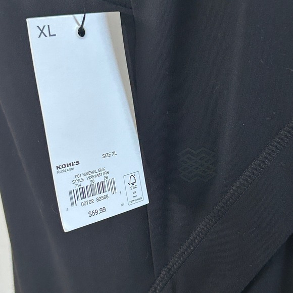 FLX Black Affirmation High-Neck Sleeveless Midi Travel Leisure Dress NWT - XL - Picture 4 of 10